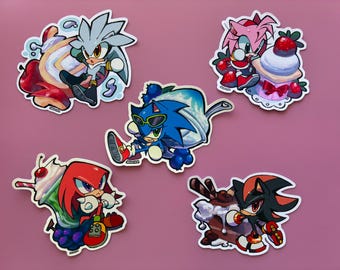 Sonic the Hedgehog Sticker | Kawaii Dessert Decal