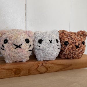Crochet Plushie Loaf Cat, Cute Kitten Plushies, Amigurumi Crochet Cat – Your Perfect Companion for Stress Relief and Comfort! READY TO SHIP