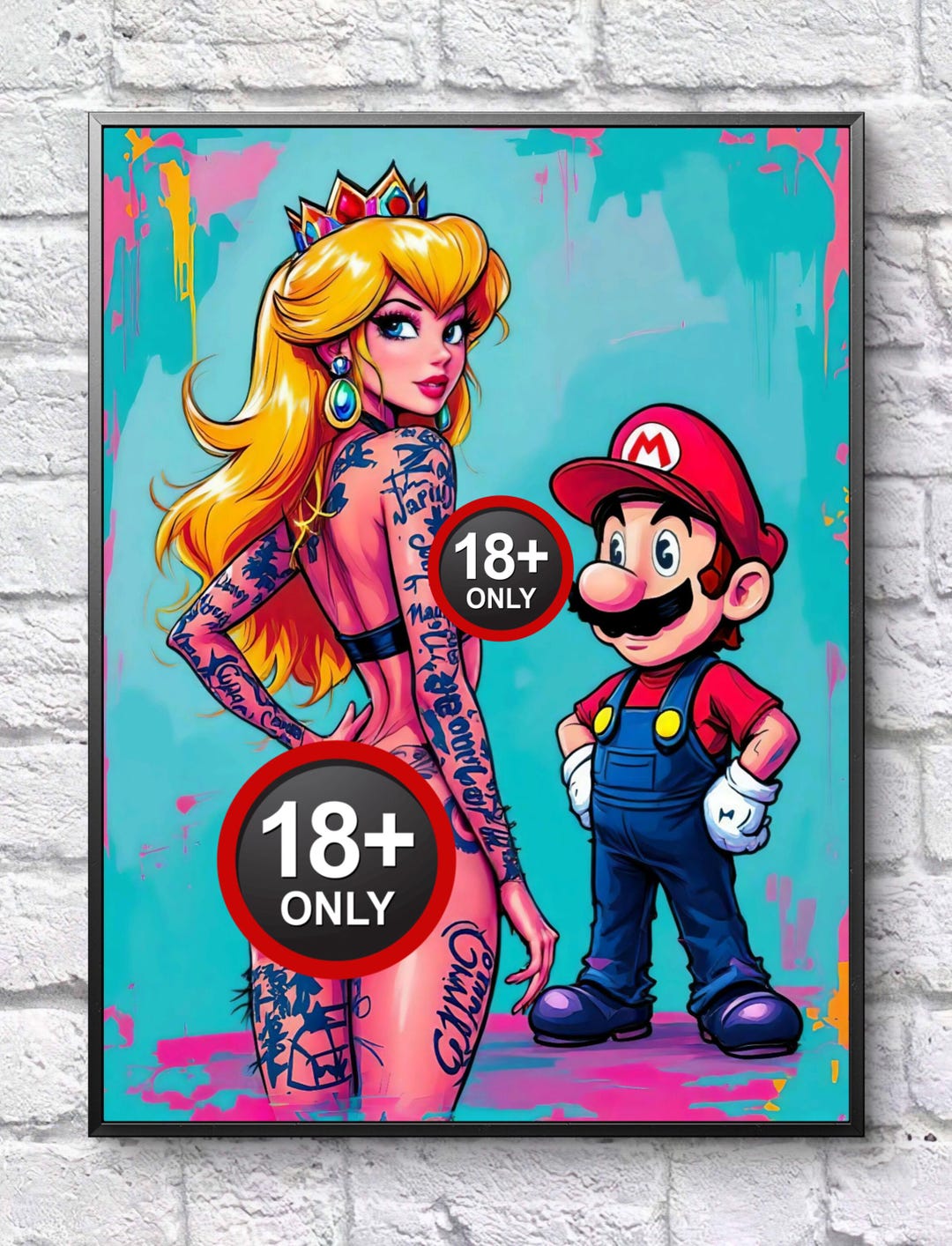 Mario Princesse Peach Nude - Etsy