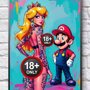 Mario Scarlet Nude Of - Etsy