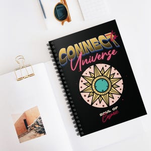 Cosmic Connection-spiraalnotitieboek - , liefhebbers van astrologie