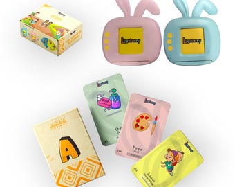 Cartes flash parlantes yoruba/anglais : jouet d'apprentissage des langues, 224 mots