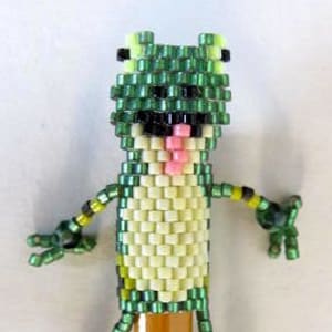 ビーズペンシルトッパー「フロギー」の作り方