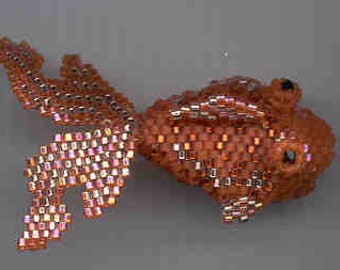 Three Dimensional Beaded Peyote Koi Fish Tutorial