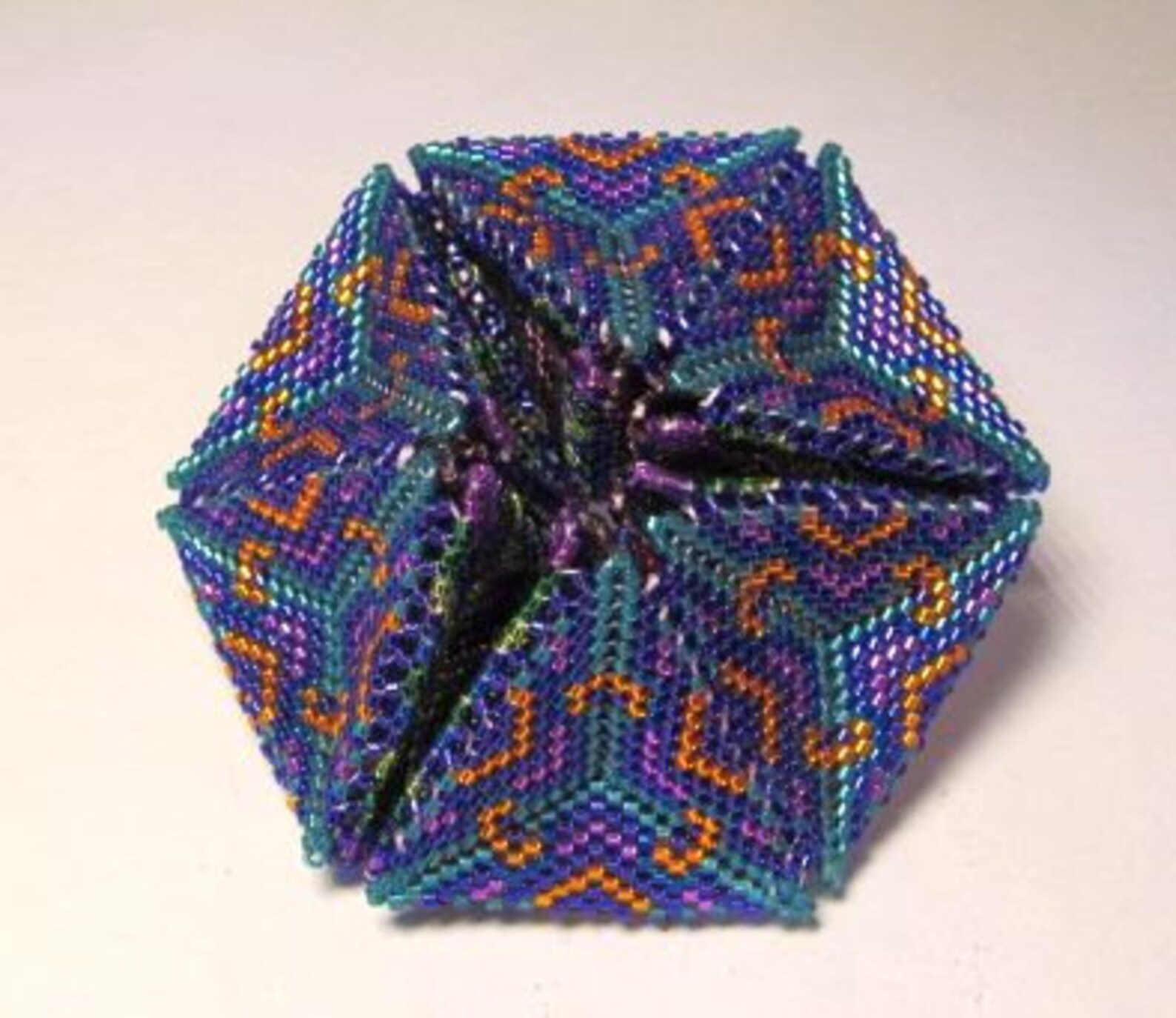 Beaded Kaleidocycle Be Dazzled Etsy