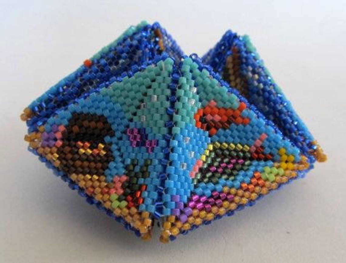 Beaded Kaleidocycle the Sea Tutorial Etsy