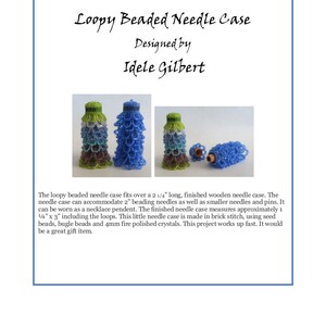 Loopy Beaded Needlecase Tutorial image 2