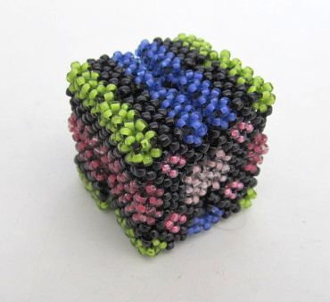 Small Rotating Cube Cubic Right Angle Weave Tutorial - Etsy