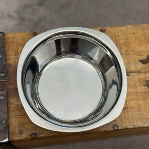 Vintage Stainless Steel Small Serving Bowl – International Silver Co., Japan – 5.5” Round Dish