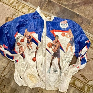 Dream Team Basketball 1992 Jacket - Etsy