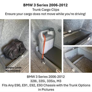 BMW 3 Series Trunk Tiedown Clips (2006-2012): E90, E91, E92, E93