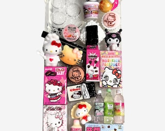 TOKYO TREATS - Phone Case, Kawaii 3D Decoden iPhone Cover, Y2K Japanese Snack Charm Case