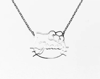 custom kitty necklace