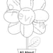 All About Me Flower Worksheet - Etsy