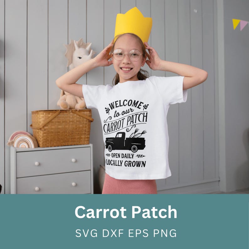 Welcome to Our Carrot Patch Sign SVG. Easter Decor. Instant Digital ...