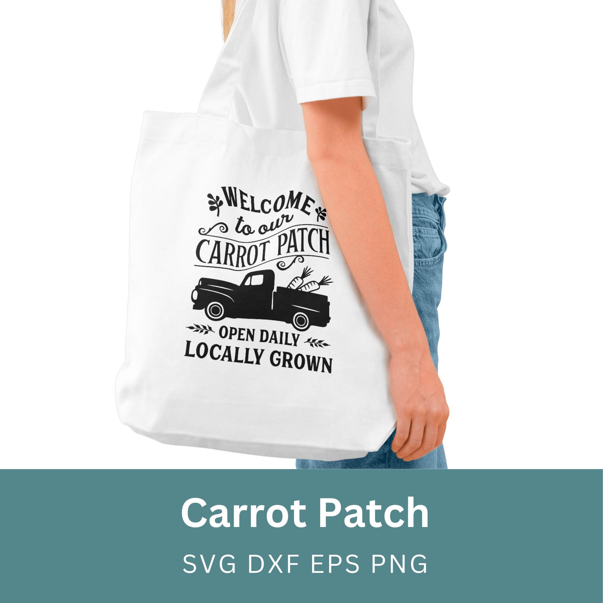 Welcome to Our Carrot Patch Sign SVG. Easter Decor. Instant Digital ...