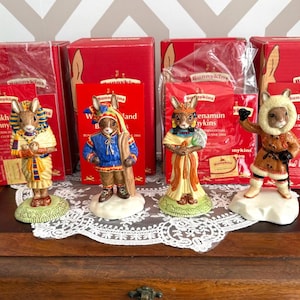 Royal Doulton Bunnykins Figurines – DB 275, 295, 296, 297, Sold Separately