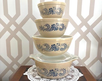 Pyrex Homestead Mixing Bowl Set – 401 402 403 475B