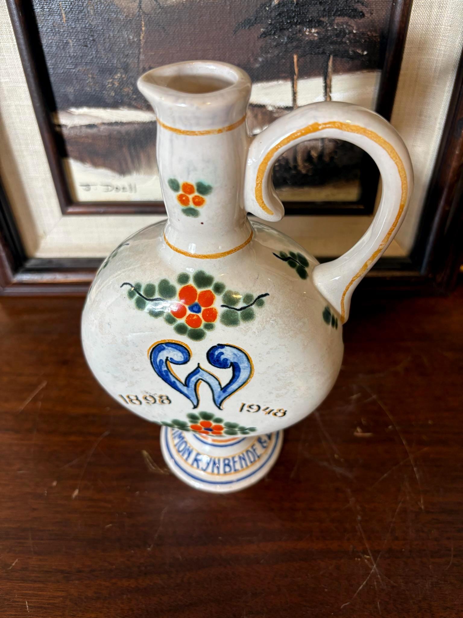 【アンティーク】 オランダゴーダ窯 アール・ヌーヴォー水差し/クリーマー Blue Gouda Pitcher - Etsy