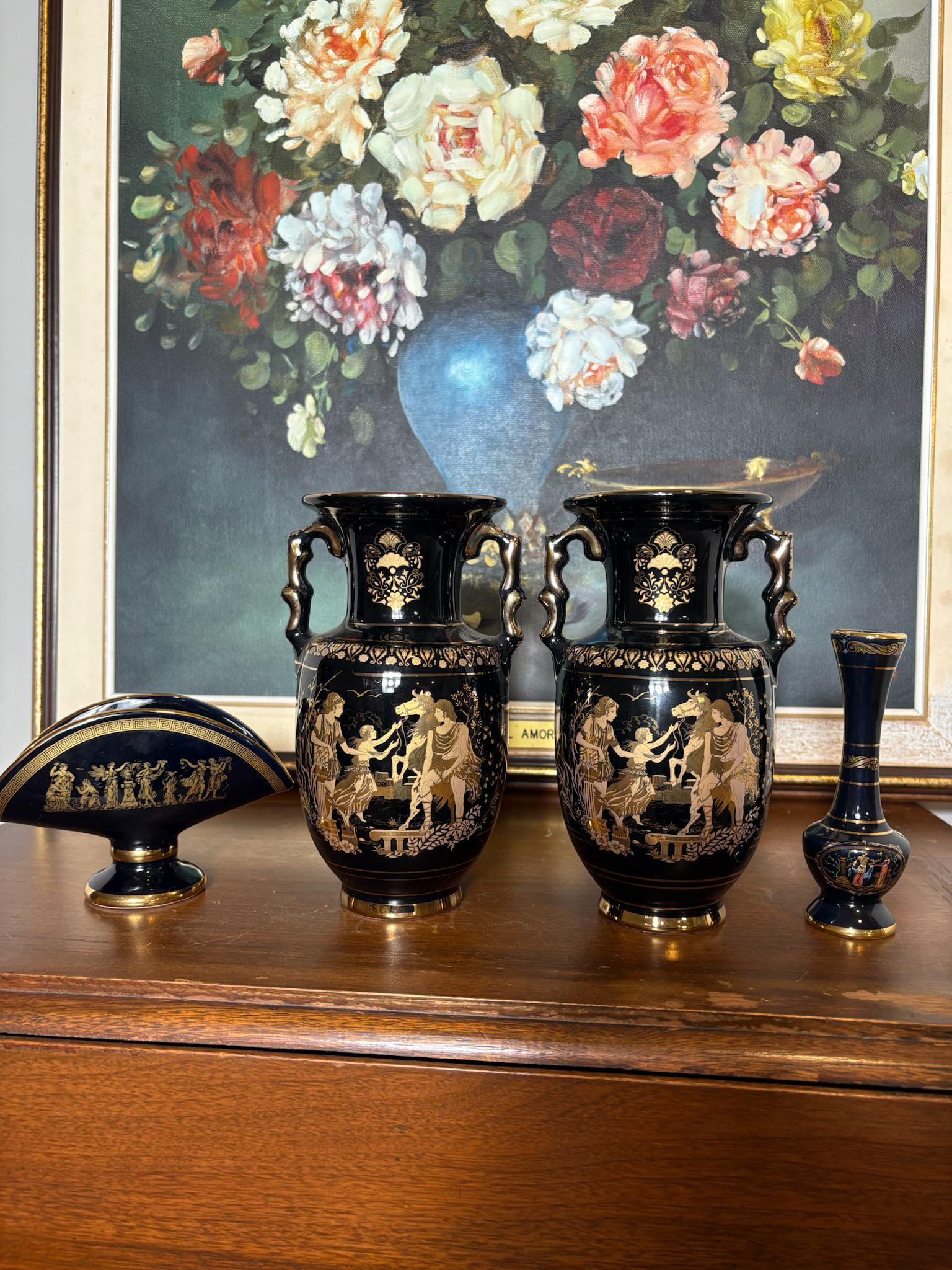 ギリシャ風花瓶 24k gold vase - Etsy 日本