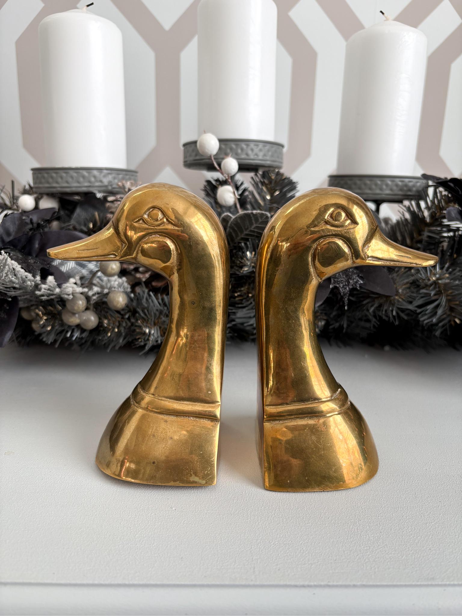 Serre-livres Art Déco en bronze panthère et tigre