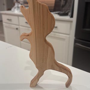 Rustic Solid Wood Oven Pull – Handmade Kitchen Hardware (T-rex)