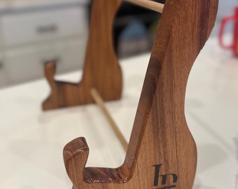 Handcrafted Cutting Board Stand- Parota Wood