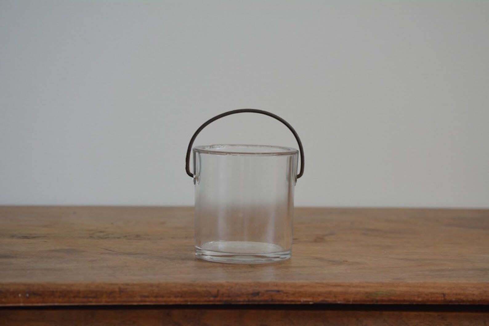 Vintage Glass Jar with Metal Handle Vintage Jar Glass Jar Etsy
