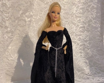 black barbie dressed in