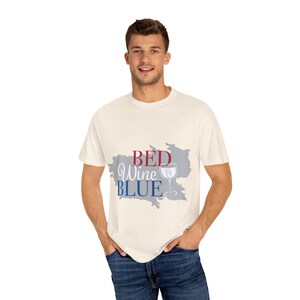 Patriotic Tee, Fourth of July Shirt, Red White Blue Top, USA Flag Independence Day Apparel, America Unisex Clothing