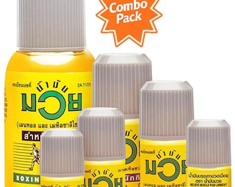 Namman Muay Boxing Liniment Oil from Thailand | Authentic Thai Sports Muscle Rub | Warm-Up & Massage