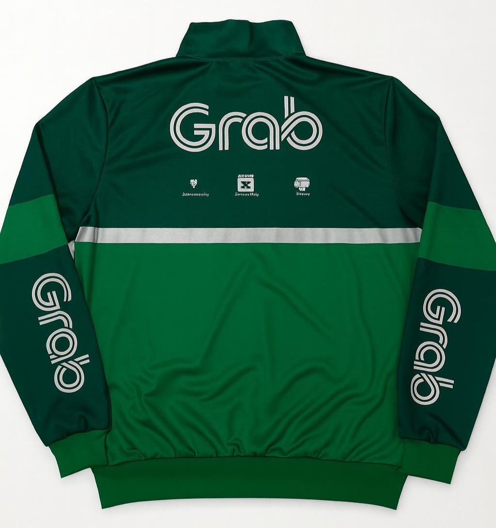 Grab Bike Thailand Jacket | NEW Authentic Track Style Design