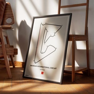 Bahrain Grand Prix Poster Art Print | Bahrain International Circuit | F1 Print | Formula 1 | Bahrain GP