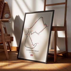 Silverstone Grand Prix Poster Art Print | British Grand Prix | F1 Print | Formula 1