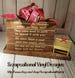 Christmas in Heaven Dark Wood Block Designs, Great Memorial, Honor Loved Ones, Bench included, Free Personalization 