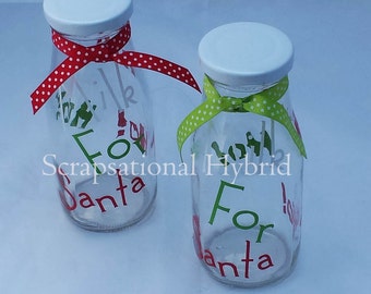Christmas, Bottle, Milk, Milk for Santa, Ho Ho Ho
