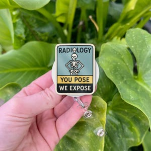 Lustige Radiologie Abzeichen Reel: Skeleton X-Ray Tech Humor