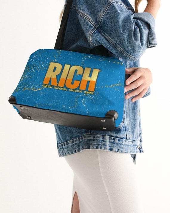 RICH Signature Leather Shoulder Bag