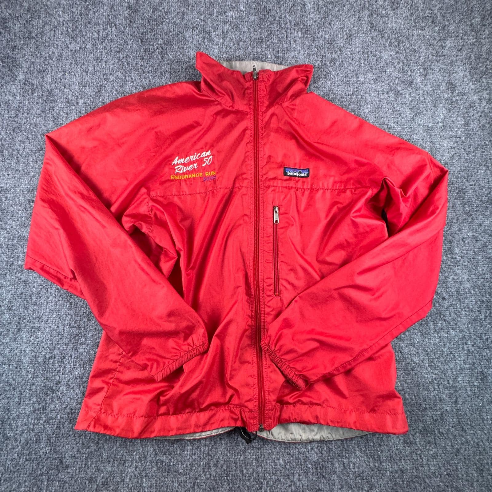 Patagonia, Vintage Patagonia 2000 American River 50 Ripstop Windbreaker Red S Gorpcore