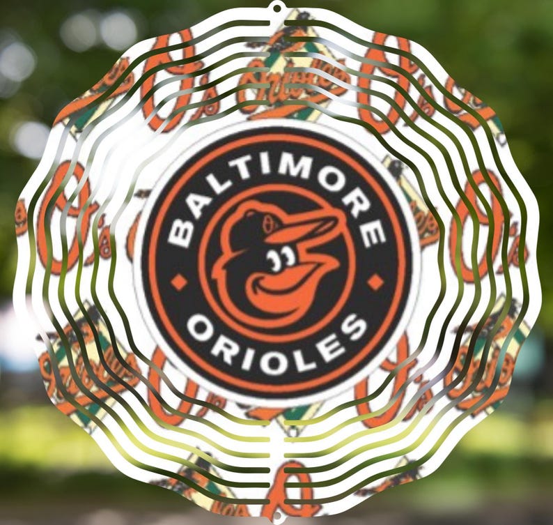 Baseball Team 10” Wind Spinner – Metal MLB Inspired Kinetic Yard Decor ...