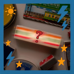 Mystery LED Signs Glowing Refrigerator Magnets Convenience Store Konbini Fridge Magnets Rechargeable Neon Light