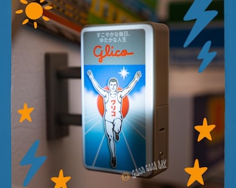 Ezaki Glico LED Signs Glowing Refrigerator Magnets Light up Iconic
