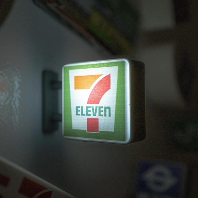 Letreros LED 7-Eleven 7-Eleven, imanes luminosos para refrigerador ...