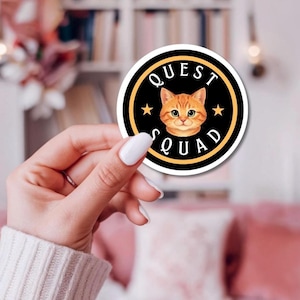 Ridoc Quest Squad Patch Sticker Fourth Wing | Fourth Wing Sticker Onyx Storm | Basgiath Fantasy | Broccoli | Bookish Booktok Vinyl Sticker