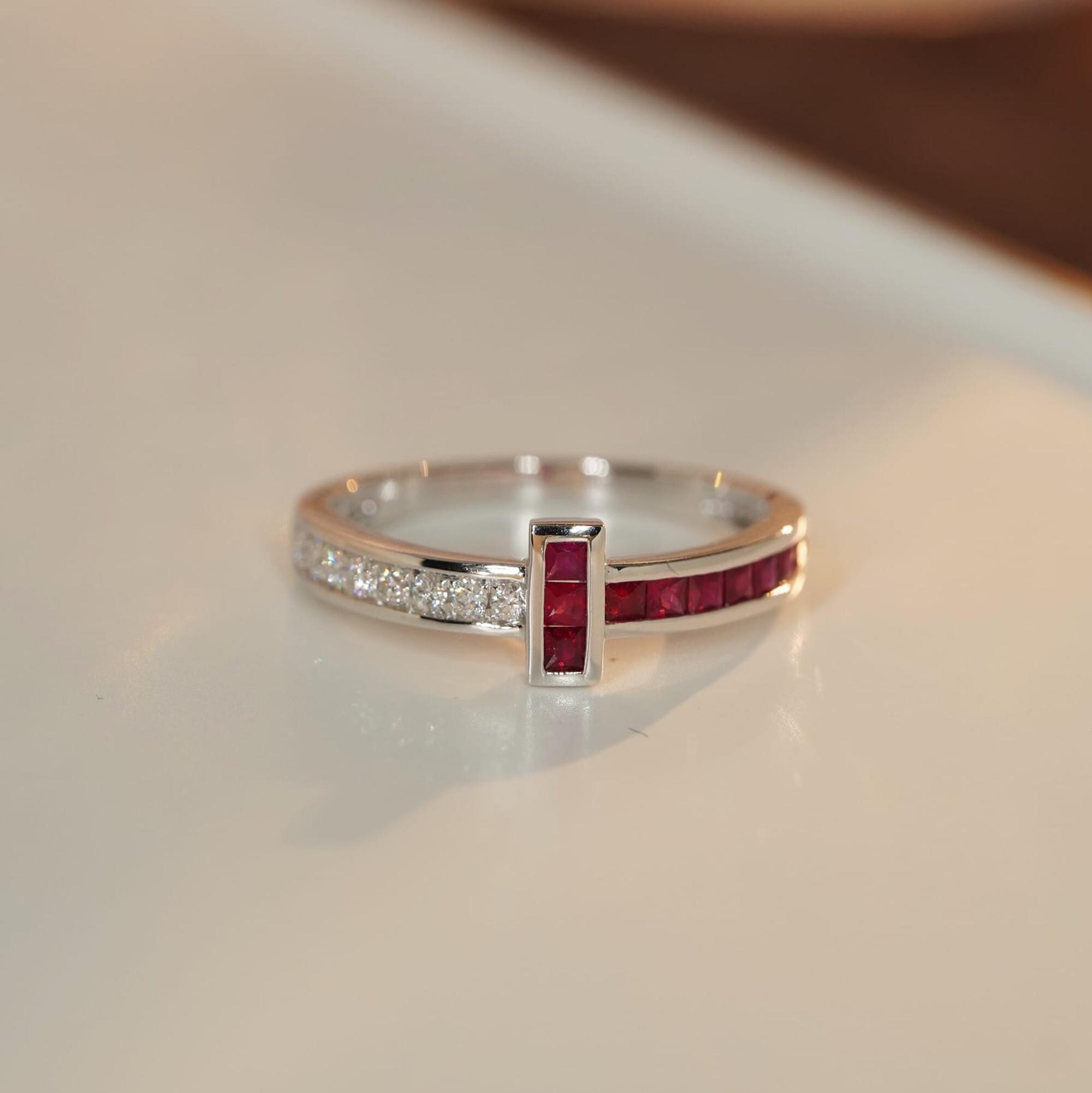 Pt900 Platinum Ring - Etsy