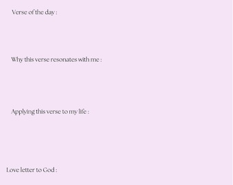Bible Study Guide