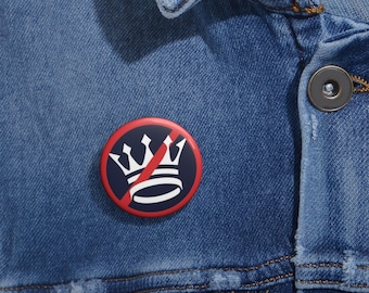 No Kings Pin-knapp: Rebellisk aktivistmärke