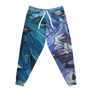 Esdeath Joggers - Akame Ga Kill Anime Jogginghose | Ice Queen Waifu Streetwear, Unisex Otaku Ästhetische Hosen, Athletische Lounge Böden