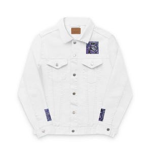 Esdeath White Denim Jacket - Gritty Anime Streetwear for Kings I Kami Mode Apparel