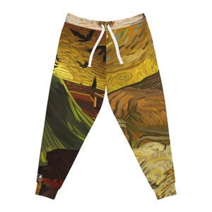 Rumble Rage Van Gogh Style AOT Joggers- Colossal Titan X Eren I Anime Workout Pants